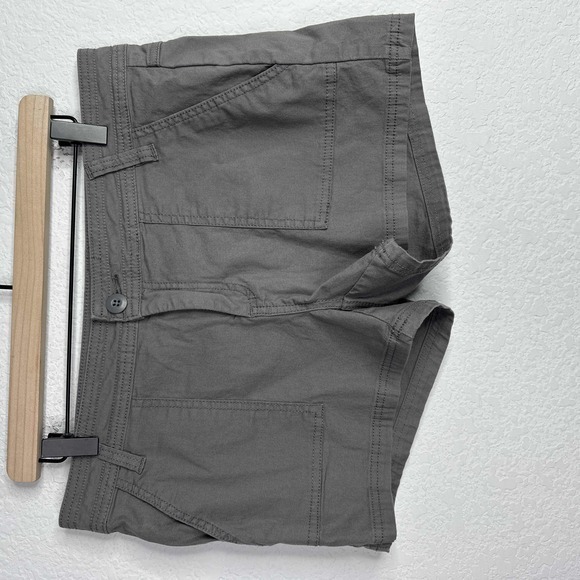 Outdoor Research Pants - Prana Shorts Womens Size 12 Grey Front Pockets Casual Hiking Outdoor Gorpcore